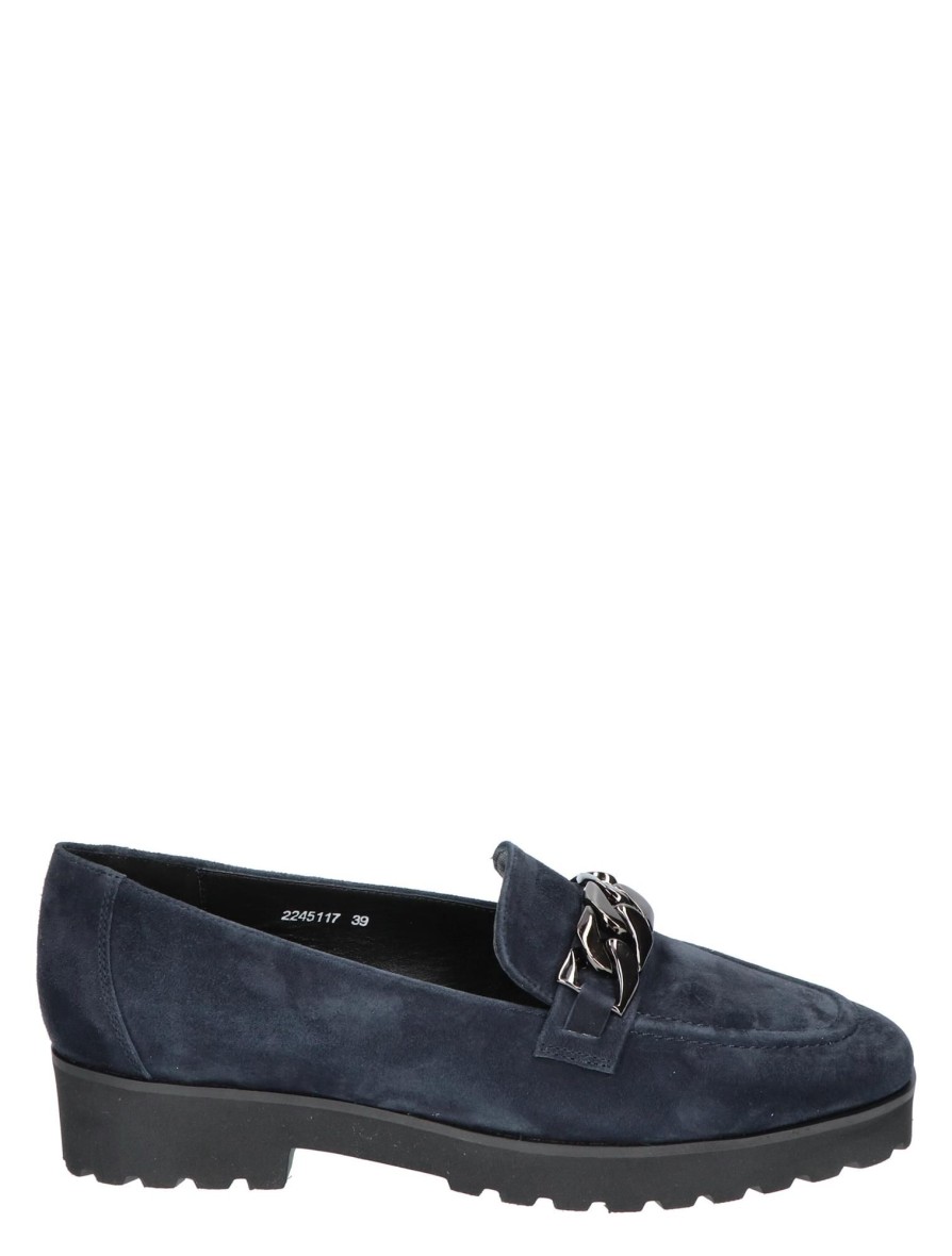 Dames Di Lauro Instapschoenen | Praba Dark Blue Blauw2